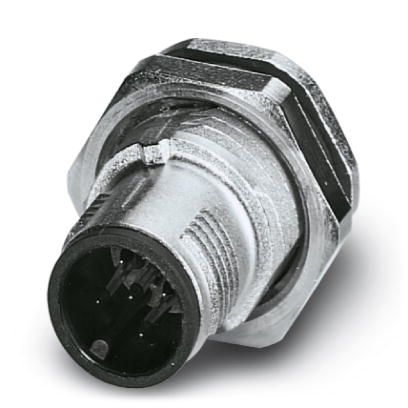 Phoenix Contact M12 Receptacle; SACC-DSI-MS-5CON-L180/SCO SH; Male; 5-Pin; A - Standard Key; Rear Mount; PCB